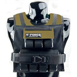 35 lb. V-Force Weighted Vest (Tan)