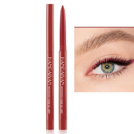 ONarisae eye liner pencils no budge retractable eyeliner Sharpenable Multi-Use Longwear eyeliner pen Shimmer Wine