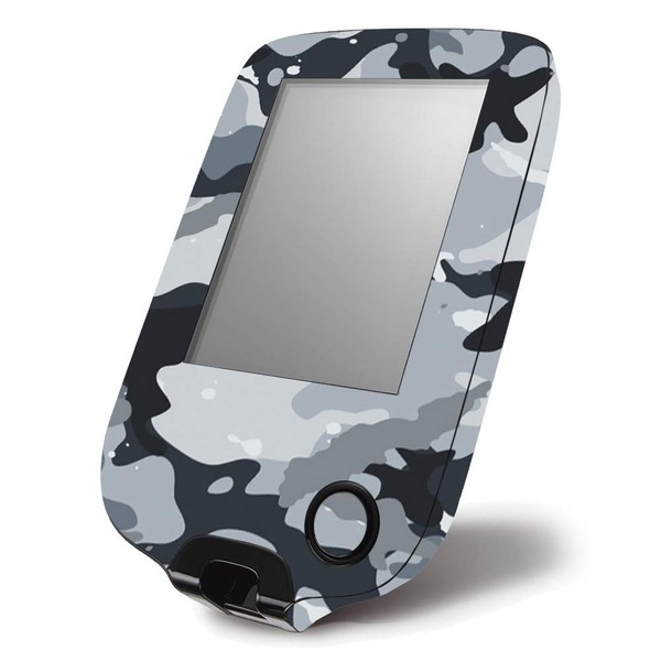 Mighty Skins Skin Compatible with Abbott Freestyle Libre 1 & 2 - Gray Camouflage | Protective, Durable, and Unique Vinyl Decal wrap Cover | Easy to Apply, Remove, and Change Styles | Made in The USA