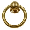 LC LICTOP 1.33" Dia. Antique Style Pure Brass Ring Pull