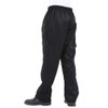 Men's Black Cargo Style Chef Pants Baggy Kitchen Uniforms Work