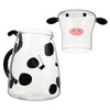 GRIRIW 1Set One Person Cartoon Cow Shaped Glass Water Jug