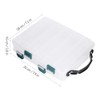Keenso Fishing Lure Box Lure Holder Lure Storage Box, Plastic