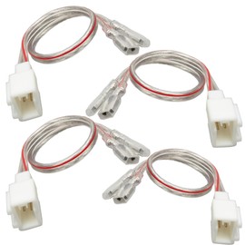 NuIth Car Speaker Wiring Harness Adapter Replacement for Hyundai Genesis 2008-2020 Aftermarket Front/Rear Door Speaker Audio Wire Connector Plug 2 Pair