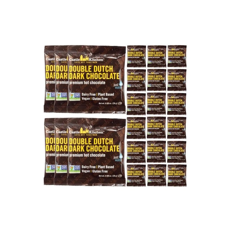 Castle Kitchen Dark Hot Chocolate Single 1oz Packets (25 Count)