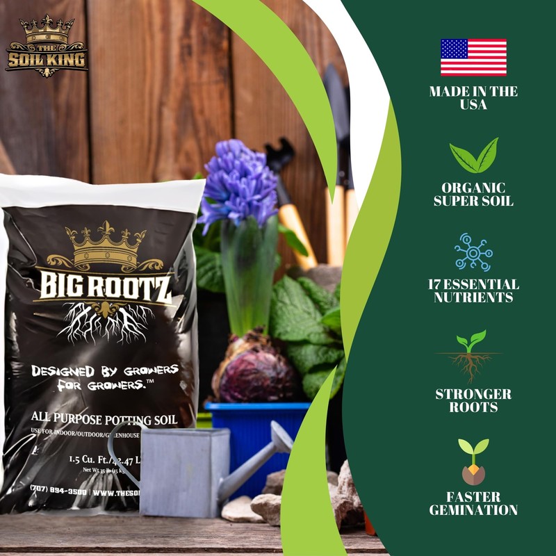 Soil King Big Rootz Organic Soil - CDFA & EnvirOganic