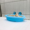 2-Pack Plastic Small Animal Bathtub & Food Bowl – Blue
