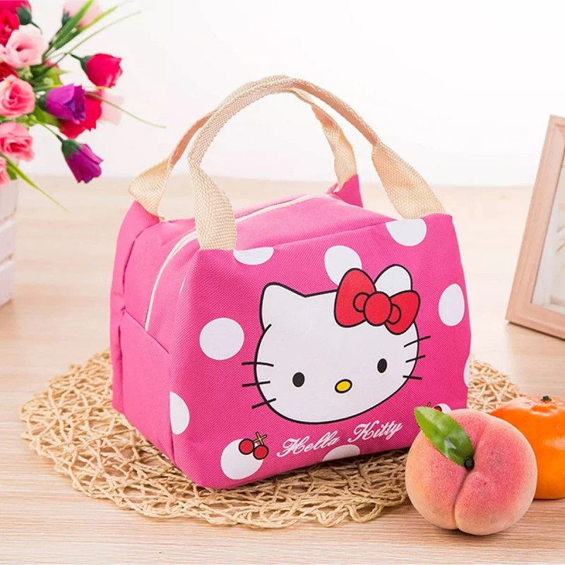 SJTR Lonchera Aislamiento Térmico Doraemon Kitty Stitch Totoro