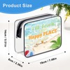 Beach Lover Gift Ocean Themed Makeup Bag for Girl Women