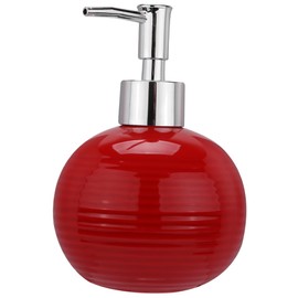 Alipis Ceramic Pump Bottle, Refillable Lotion and Soap Dispenser with Squeeze Pump for Bathroom, Washroom and Cosmetics, Unisex, 14.00 x 9.00 x 9.00 cm