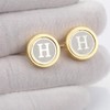 GWD Mens Cufflinks Tie clips set Set Shirt Classic Initials