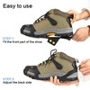 EONPOW Ice Grips, Ice & Snow Grips Cleat Over Shoe/Boot