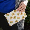 Sassy Pretty Burgers Pattern Makeup Cosmetic Bag Organizer Pouch