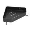 Black Corner Shower Caddy Aluminium Alloy for Bathroom Toilet Kitchen