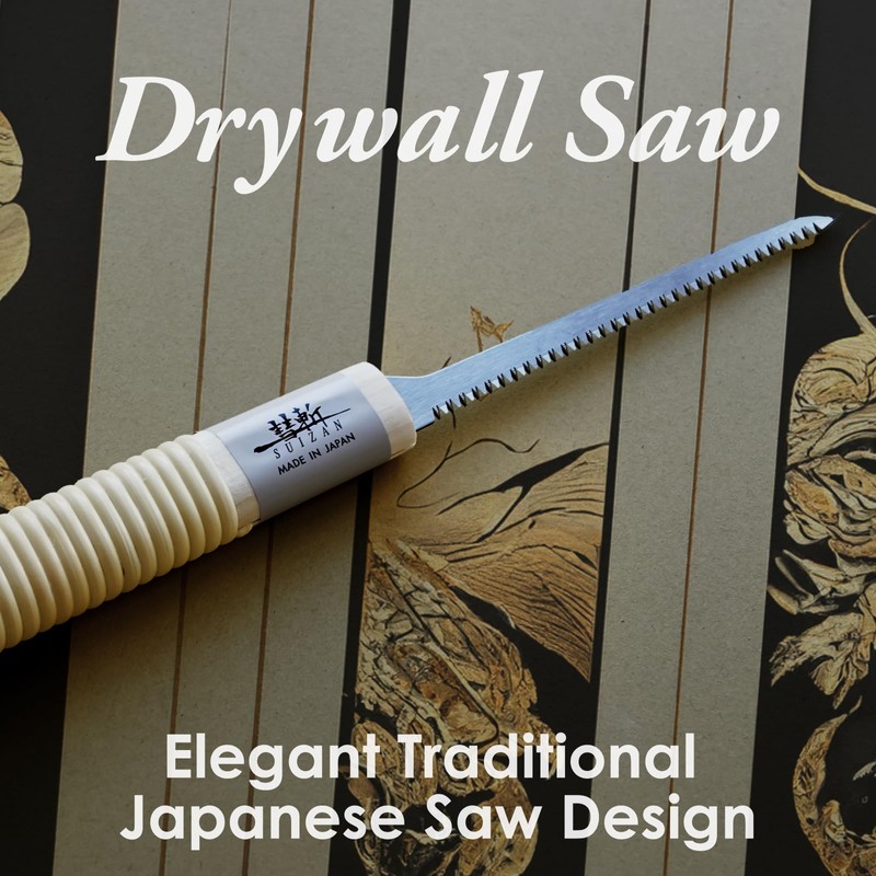 SUIZAN 5-Inch Drywall Jab Saw - Japanese Hand Pull Saw