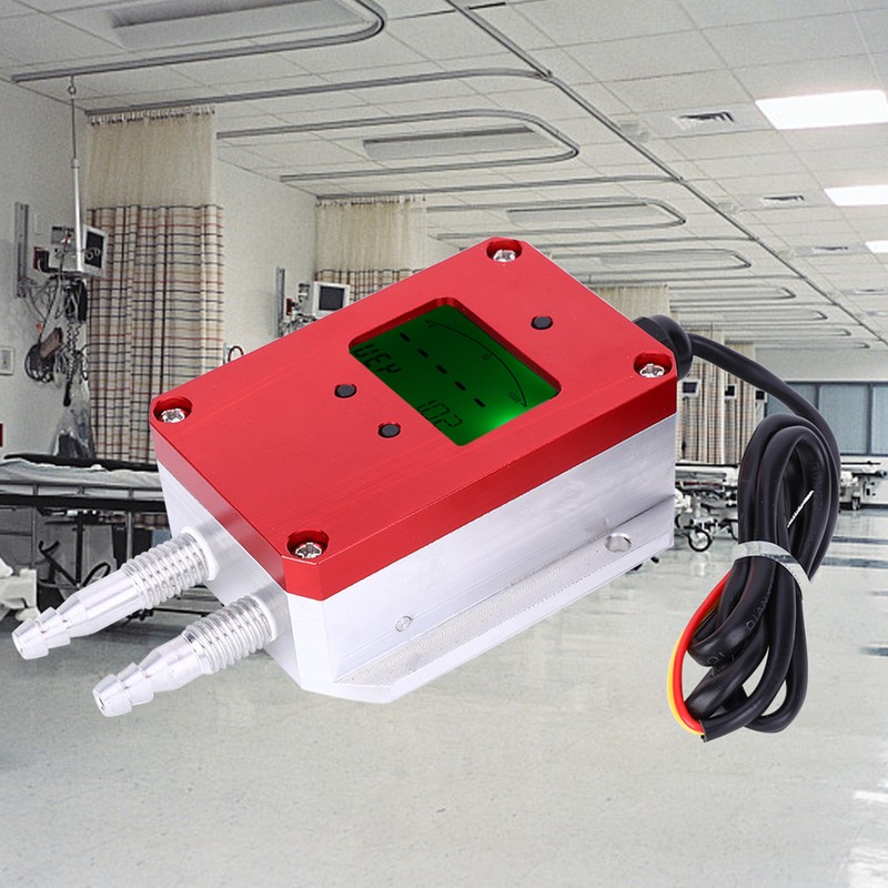 LCD Intelligent Digital Air Transmitter Air Pressure Sensor DC 24V