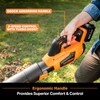 Leaf Blower Cordless, LawnMaster Leaf Blower 24V Max with 4.0Ah