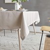 HSYLYM Waterproof Table Cloth Rectangular Polyester Washable,Plain Table Cover Suitable