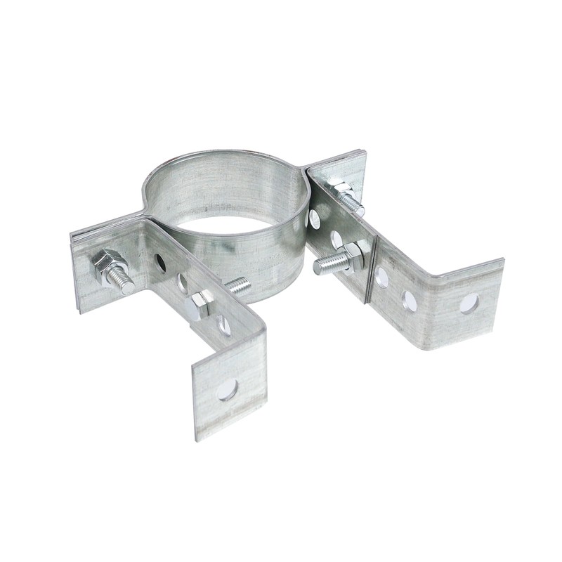 Pastlla 2 Pcs 3.62 Inch Steel Adjustable Pipe Bracket Clamp,