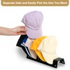 FOLLOWIN Hat Stand Organizer for Baseball Caps,Acrylic Hat Holder for