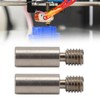 2Pcs All Metal Hotend Throat Tube High Accuracy Slick Inner