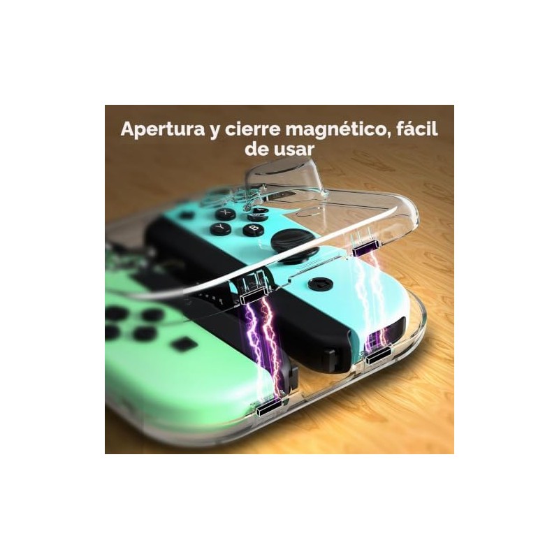 IINE Funda de Almacenamiento Transparente para Joypad, Caja Protectora Portátil