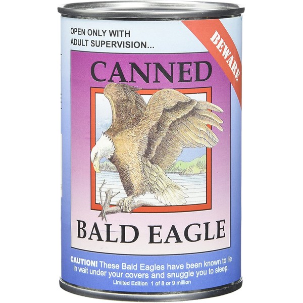 Canned Critters Stuffed Animal: Bald Eagle 6"