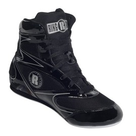 Ringside Diablo Wrestling Boxing Shoes, 4, Black