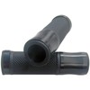 MotorToGo Black Open End Handlebar Grips Gel Compatible for 1991