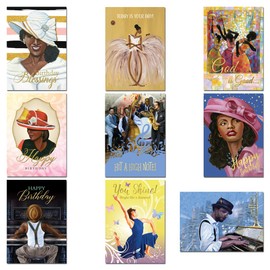 African American Expressions - All Occasion Boxed Cards Assortment #12 (Box of 18 cards, 5" x 7") AOAB-760