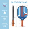 Nettie Pickleball Paddles Set of 2, USAPA Approved Carbon Fiber
