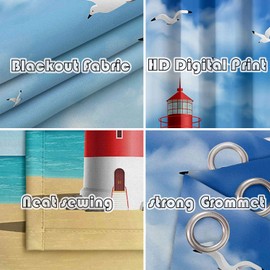 Feelyou Wolf Curtains Galaxy Space Wolf Curtain for Bedroom Cool Wildlife Curtain Safari Wild Window Treatment Drapes 38W x 54L Inches 2 Panels