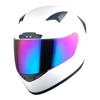 1STORM Motorcycle Bike Full FACE Helmet Booster Glossy White