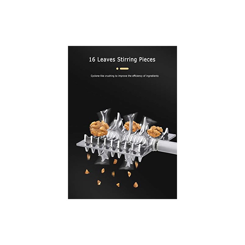 TEQIN Nut Chopper Grinder, Manual Nut Grinder Multifunctional Dried Fruit