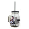Duck Commander Hey Jack Clear Mason Jar w/ Straw &