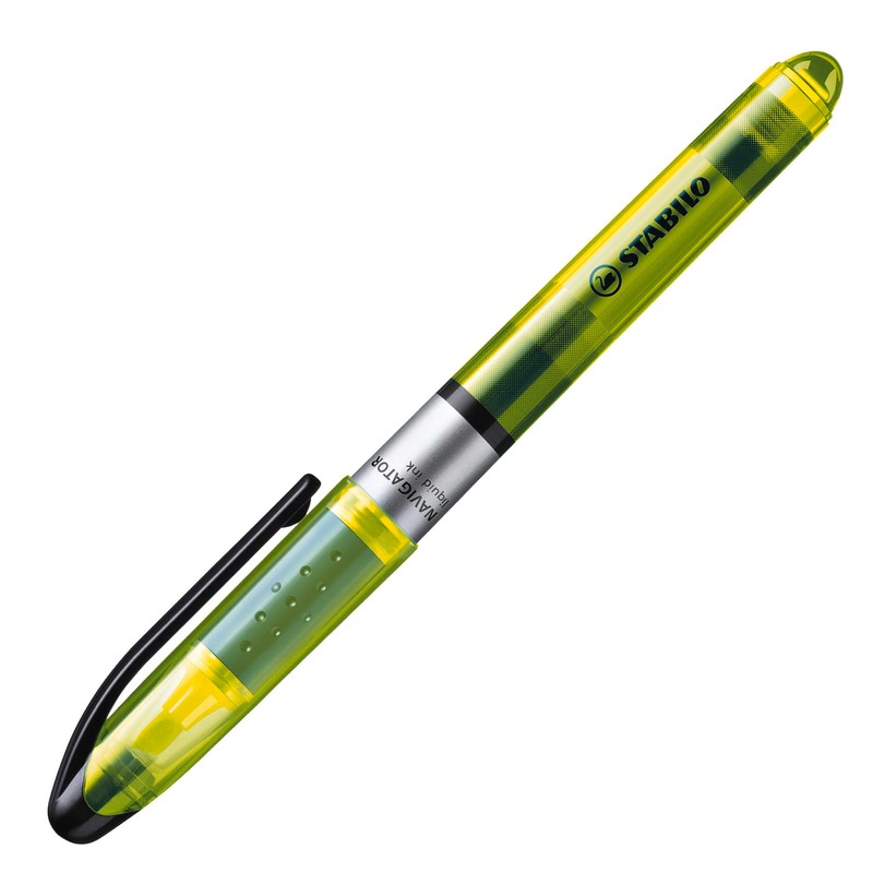 Highlighter - STABILO NAVIGATOR - Box of 10 - Yellow