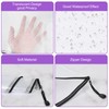 Plastic Wallets, 20Pcs A4, A5 Plastic Zip Wallets with 2Pcs