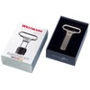 Westmark Bottle Opener/Corker, Monopol Edition, die-cast steel/zinc, Ah-So, chrome-plated, 6285336C