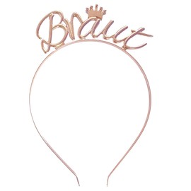 JGA Women's Decoration Hen Party Accessories Women JGA Headband Bride JGA Accessories Women Bridal Hair Accessories Headband Bride to be Tiara Rose Gold Bride for Hen Party Bachelorette Party