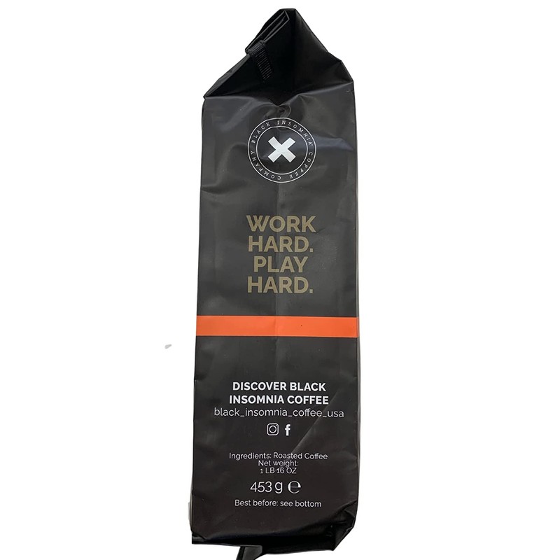 Black Insomnia Dark Roast Whole Bean Coffee - The Strongest