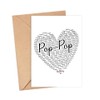 Happy Birthday Pop-Pop Card - Cute Happy Birthday - Birthday