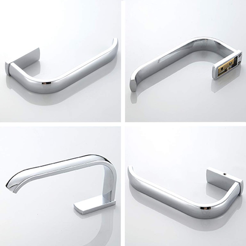 Flybath 2pc Bathroom Accessories Set - Towel Ring and Toilet