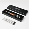 AUAUY Bolt Action Pen with Gift Case, Retractable Lightweight Metal