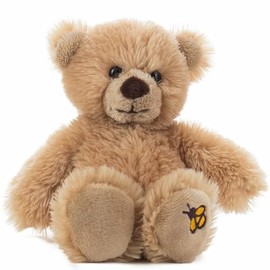 Schaffer Knuddel mich! 5660 Honey Plush Toy Teddy, Brown, 18 cm