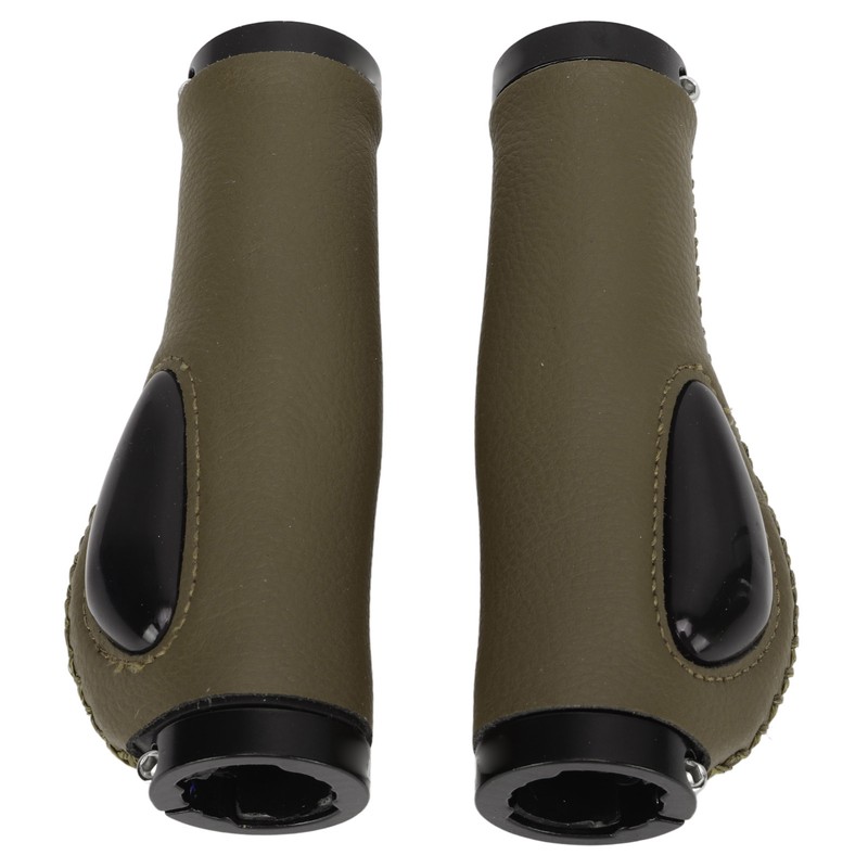 Artificial Leather Bicycle Grips Liquid Silicone Palm Pad Shock Absorption
