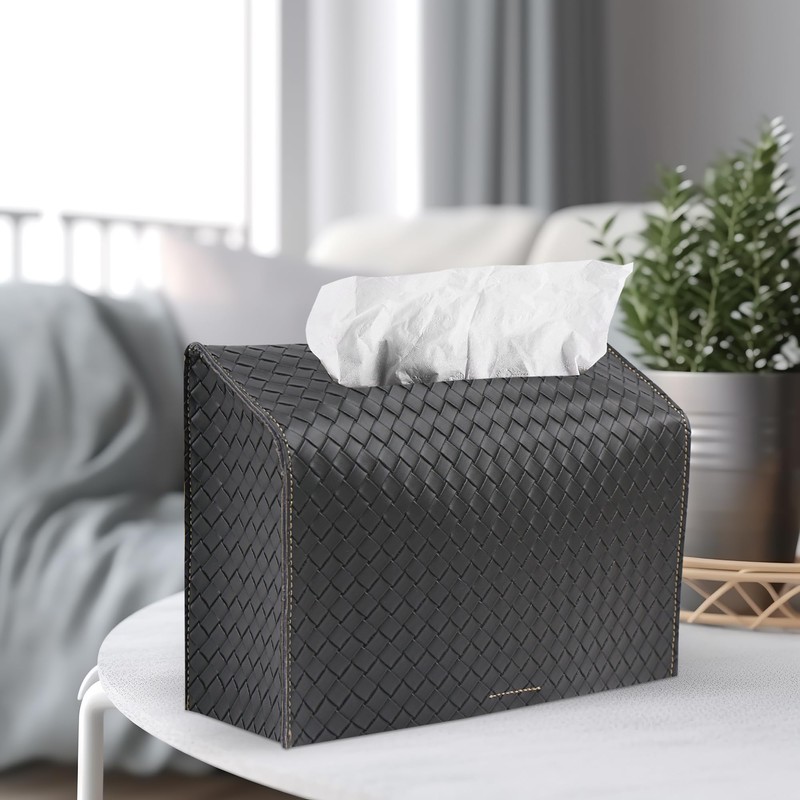 Jasenna Leather Cover for Disposable Paper Hand Towel Box, Compatible