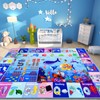 DINSUMRUG ABC Kids Rug for Playroom 59"×78.7" Ocean Mat Baby