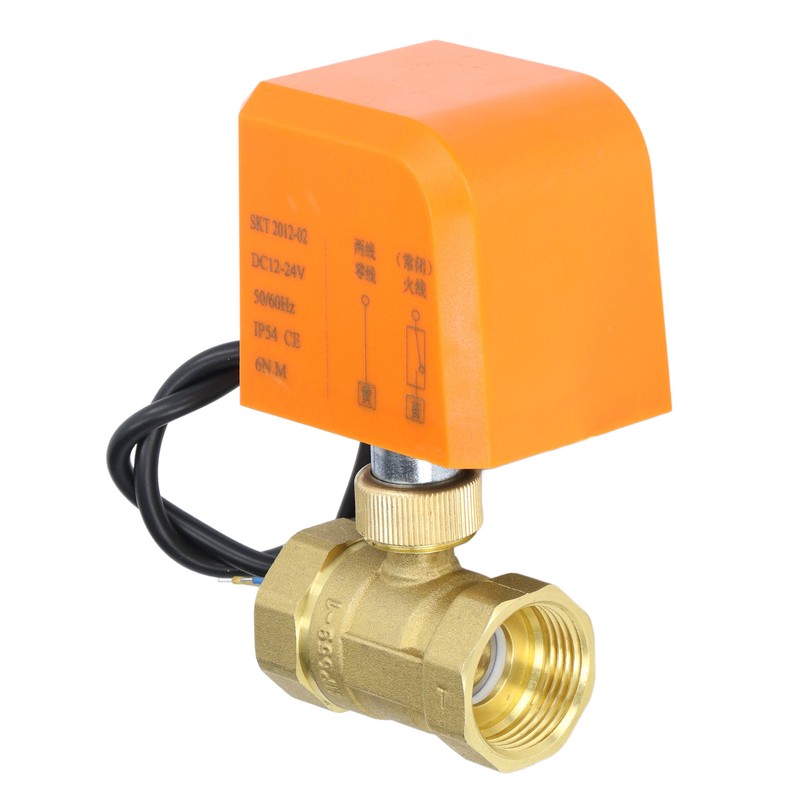 DN25 2 Way 2 Wire Electric Ball Valve Normally Closed