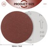 Sruhrak 30 Pcs 180mm Sanding Discs 40 Grit, 7 in