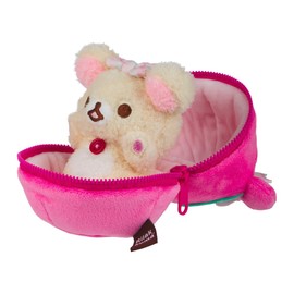 San-X Original Rilakkuma in a Plush - 4.5" Korilakkuma Strawberry